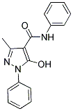 5-HYDROXY-3-METHYL-1-PHENYL-1H-PYRAZOLE-4-CARBOXYLIC ACID PHENYLAMIDE Struktur