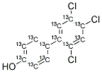 13C12-2',4',5'-TRICHLORO-4-BIPHENYLOL Struktur