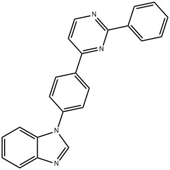 1-[4-(2-PHENYL-4-PYRIMIDINYL)PHENYL]-1H-1,3-BENZIMIDAZOLE Struktur