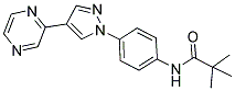 2,2-DIMETHYL-N-[4-(4-(PYRAZIN-2-YL)-1H-PYRAZOL-1-YL)PHENYL]PROPANAMIDE Struktur