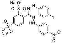 4-[1-(4-IODOPHENYL)-5-(4-NITROPHENYL)-FORMAZ-3-YL]-1,3-BENZENE DISULFONATE, DISODIUM SALT Struktur