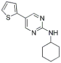 N-CYCLOHEXYL-5-THIEN-2-YLPYRIMIDIN-2-AMINE Struktur