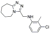 (3-CHLORO-2-METHYL-PHENYL)-(6,7,8,9-TETRAHYDRO-5H-[1,2,4]TRIAZOLO[4,3-A]AZEPIN-3-YLMETHYL)-AMINE Struktur