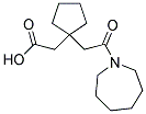 [1-(2-AZEPAN-1-YL-2-OXOETHYL)CYCLOPENTYL]ACETIC ACID Struktur