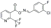 2-AZA-3-(3-CHLORO-4-FLUOROPHENYL)-1-OXA-1-[2-(TRIFLUOROMETHYL)PYRIDIN-3-YL]CARBONYLPROP-2-ENE Struktur