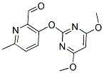 3-[(4,6-DIMETHOXY-2-PYRIMIDINYL)OXY]-6-METHYL-2-PYRIDINECARBALDEHYDE Struktur