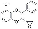 2-BENZYLOXY-3-CHLOROPHENYL-2,3-OXOPROPYL ETHER Struktur