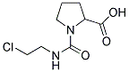 1-([(2-CHLOROETHYL)AMINO]CARBONYL)PROLINE Struktur