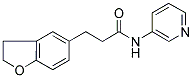 3-(2,3-DIHYDROBENZOFURAN-5-YL)-N-(PYRIDIN-3-YL)PROPANAMIDE Struktur