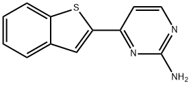 4-(1-BENZOTHIOPHEN-2-YL)-2-PYRIMIDINAMINE Struktur