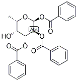 1,2,3-TRI-O-BENZOYL-A-L-FUCOPYRANOSE Struktur