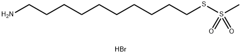 10-AMINODECYLMETHANETHIOSULFONATE, HYDROBROMIDE Struktur