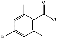 4-BROMO-2,6-DIFLUOROBENZOYL CHLORIDE Struktur