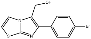 [6-(4-BROMOPHENYL)IMIDAZO[2,1-B][1,3]THIAZOL-5-YL]METHANOL Struktur