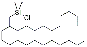 11-(CHLORODIMETHYLSILYLMETHYL)TRICOSANE Struktur