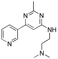 N,N-DIMETHYL-N'-(2-METHYL-6-PYRIDIN-3-YLPYRIMIDIN-4-YL)ETHANE-1,2-DIAMINE Struktur