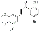 5'-BROMO-2'-HYDROXY-3,4,5-TRIMETHOXYCHALCONE Struktur