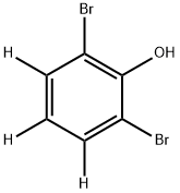 2,6-DIBROMOPHENOL-3,4,5-D3 Struktur