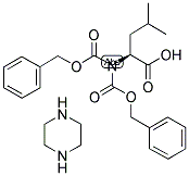 BIS(CARBOBENZOXY-L-LEUCINE)PIPERAZINE SALT Struktur