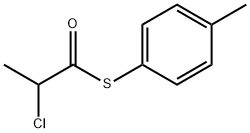 S-(2-CHLOROPROPIONYL)-4-MERCAPTOTOLUENE Struktur