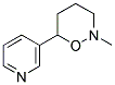 2-METHYL-6-(3-PYRIDYL)TETRAHYDRO-1,2-OXAZINE Struktur