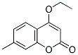 4-ETHOXY-7-METHYLCOUMARIN Struktur