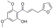 4',6'-DIMETHOXY-2'-HYDROXY-3-(2-FURFURYL)ACRYLOPHENONE Struktur