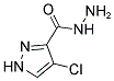 4-CHLORO-1H-PYRAZOLE-3-CARBOXYLIC ACID HYDRAZIDE Struktur