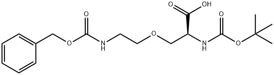 BOC-LYS[*4(<-O),Z]-OH Struktur