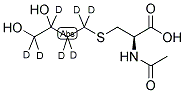 N-ACETYL-S-(3,4-DIHYDROXYBUTYL)-L-CYSTEINE-D7 Struktur