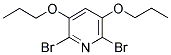 2,6-DIBROMO-3,5-DIPROPOXYPYRIDINE Struktur