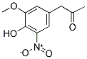 (4-HYDROXY-3-METHOXY-5-NITROPHENYL)ACETONE Struktur