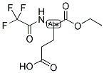 (L)-N-(TRIFLUOROACETYL)GLUTAMIC ACID 1-ETHYL ESTER Struktur