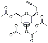 2-PROPYNYL-TETRA-O-ACETYL-BETA-D-GLUCOPYRANOSIDE Struktur