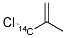 3-CHLORO-2-METHYL-PROPENE, [14C] Struktur