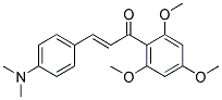 4-DIMETHYLAMINO-2',4',6'-TRIMETHOXYCHALCONE Struktur