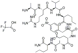 HIV PROTEASE SUBSTRATE V TRIFLUOROACETATE SALT Struktur