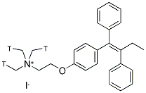 4-HYDROXYTAMOXIFEN METHIODIDE, [N-METHYL-3H] Struktur