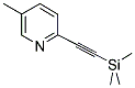 2-[2-(TRIMETHYLSILYL)ETHYNYL]-5-PICOLINE Struktur