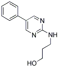 3-[(5-PHENYLPYRIMIDIN-2-YL)AMINO]PROPAN-1-OL Struktur