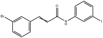 3-(3-BROMOPHENYL)-N-(3-IODOPHENYL)ACRYLAMIDE Structure