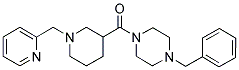 1-BENZYL-4-[(1-(2-PYRIDINYLMETHYL)PIPERIDIN-3-YL)CARBONYL]PIPERAZINE Struktur