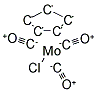 CYCLOPENTADIENYLMOLYBDENUM TRICARBONYL CHLORIDE Struktur