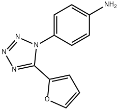 4-(5-FURAN-2-YL-TETRAZOL-1-YL)-PHENYLAMINE Struktur