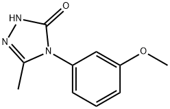 4-(3-METHOXYPHENYL)-5-METHYL-2,4-DIHYDRO-3H-1,2,4-TRIAZOL-3-ONE Struktur