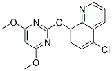 5-CHLORO-8-[(4,6-DIMETHOXYPYRIMIDIN-2-YL)OXY]QUINOLINE Struktur