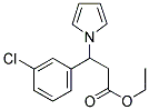 ETHYL 3-(3-CHLOROPHENYL)-3-(1H-PYRROL-1-YL)PROPANOATE Struktur