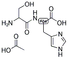 H-SER-HIS-OH ACOH Struktur