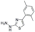 [4-(2,5-DIMETHYL-PHENYL)-THIAZOL-2-YL]-HYDRAZINE Struktur