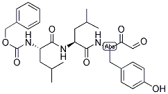 Z-LEU-LEU-TYR-ALPHA-KETO ALDEHYDE Struktur